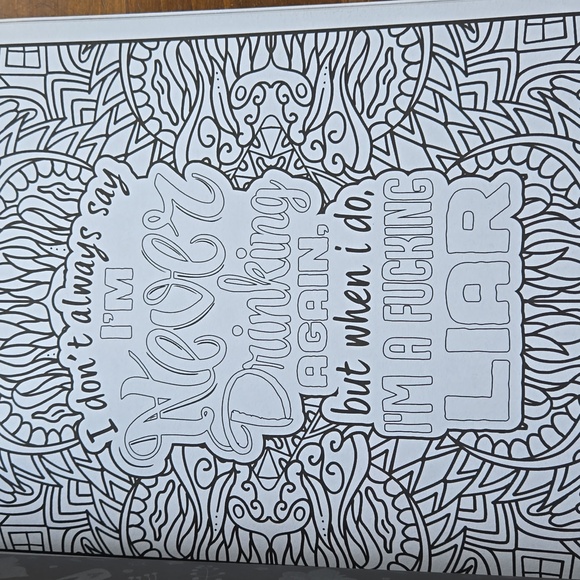 Eat A Bag of D*cks Adult Coloring Book Swear Words Adult Humor - Picture 7 of 12